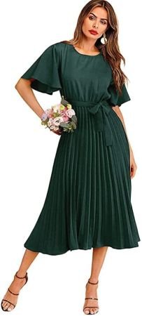 Women Green Dress