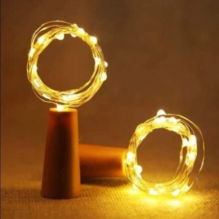 20 LED Wine Bottle Cork Copper Wire