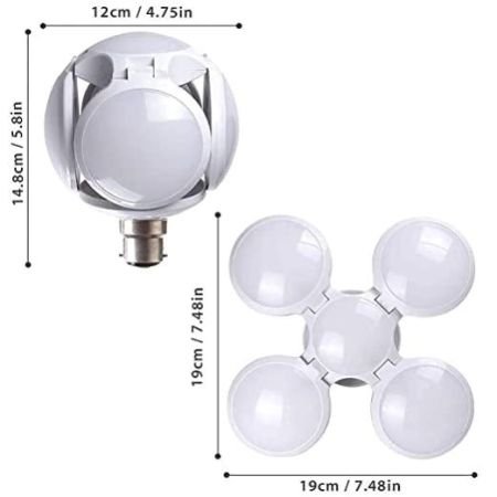 40W BIG FOOTBALL (WHITE)