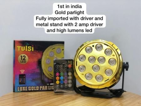 12 LED PAR LIGHT(GOLDEN BODY)