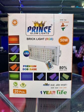 50W BRICK LIGHT RGB WITH REMOTE