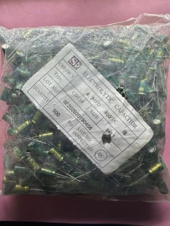 4.7 UF/450V Electrolytic (PF-1)